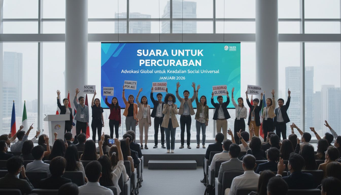 Suara untuk Perubahan: Menggerakkan Advokasi Global demi Keadilan Sosial Universal